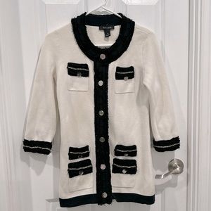 White House Black Market colorblock style Jacket